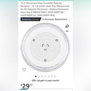 Microwave Turntable Plate
